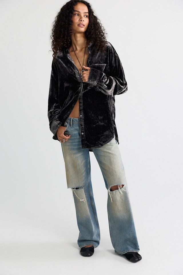 Chemise boutonnée en velours Lexi We The Free #3
