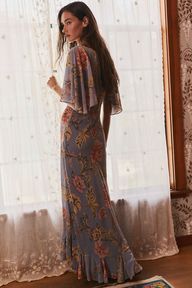 Swan Song Printed Midi Dress #3