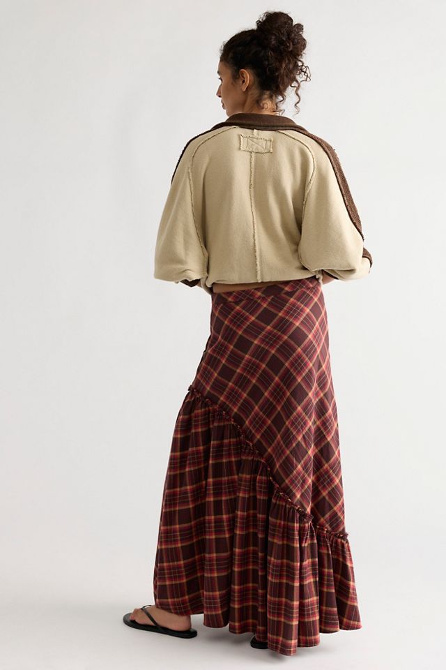 Emberwood Plaid Maxi Skirt #1