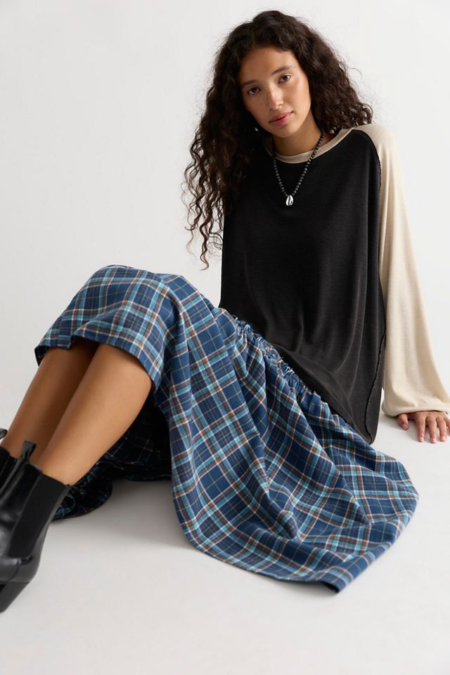 Emberwood Flannel Maxi Skirt #1