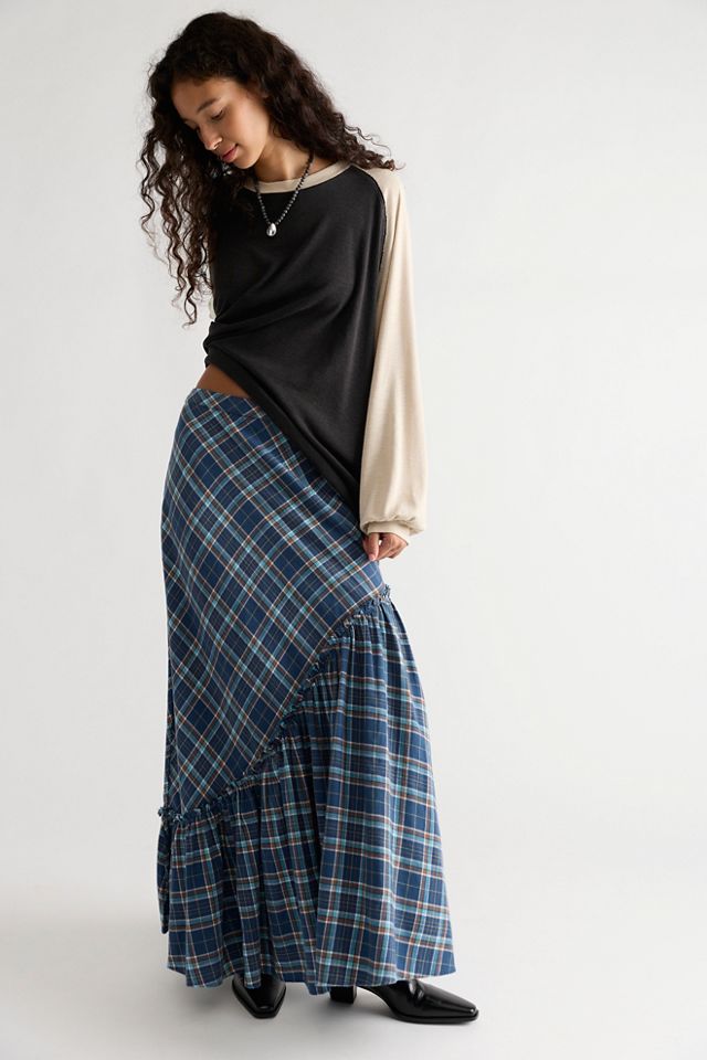 Emberwood Flannel Maxi Skirt #4