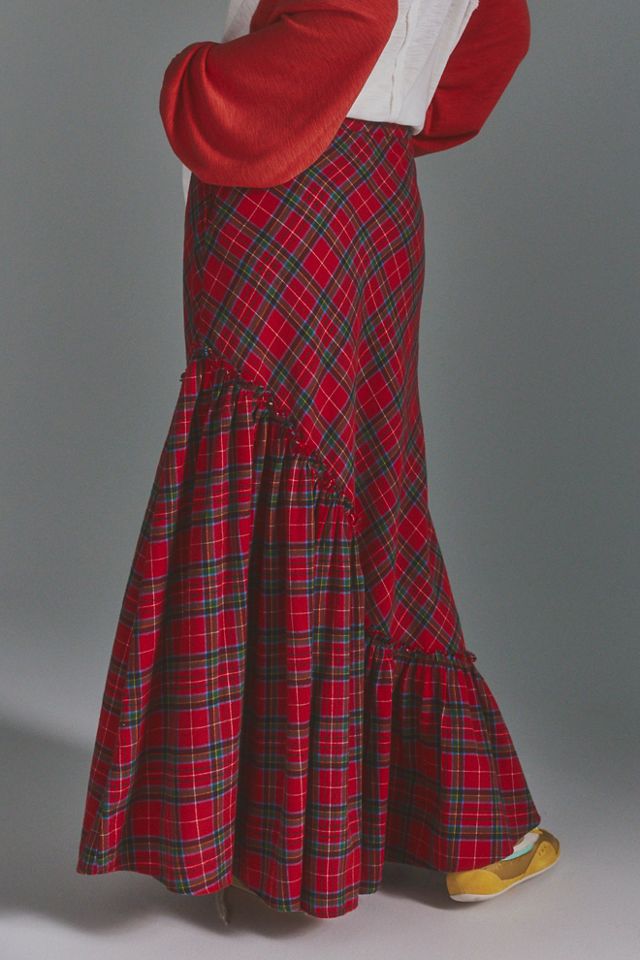 Emberwood Flannel Maxi Skirt #1
