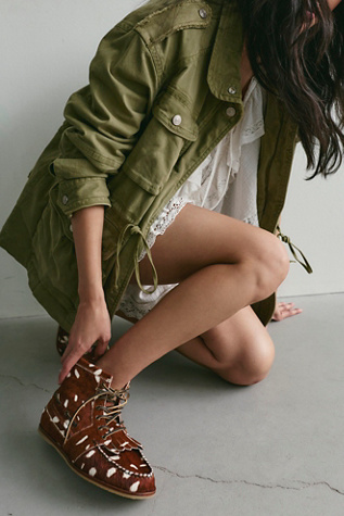 We The Free Hair-On Benny Boat Shoe Boots