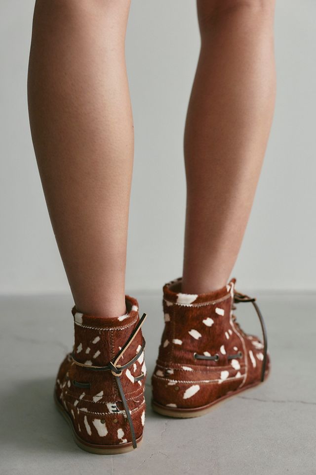 We The Free Hair-On Benny Boat Shoe Boots #3