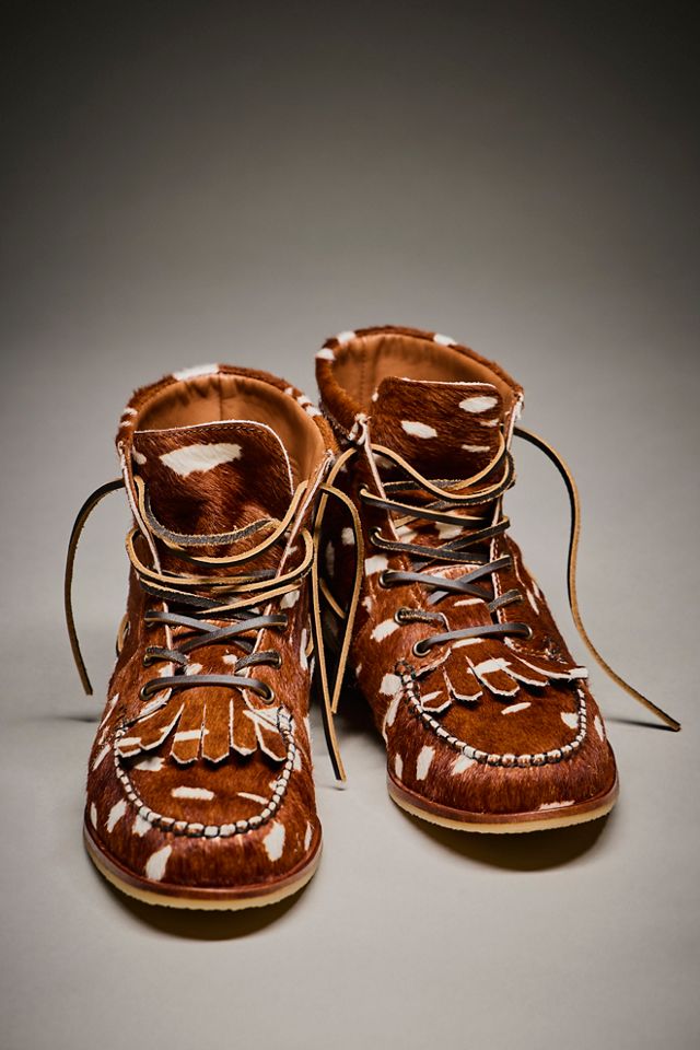 We The Free Hair-On Benny Boat Shoe Boots #4