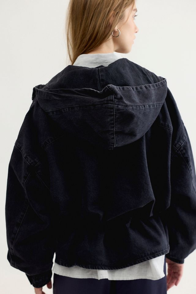 Pull à capuche en denim Dala #1