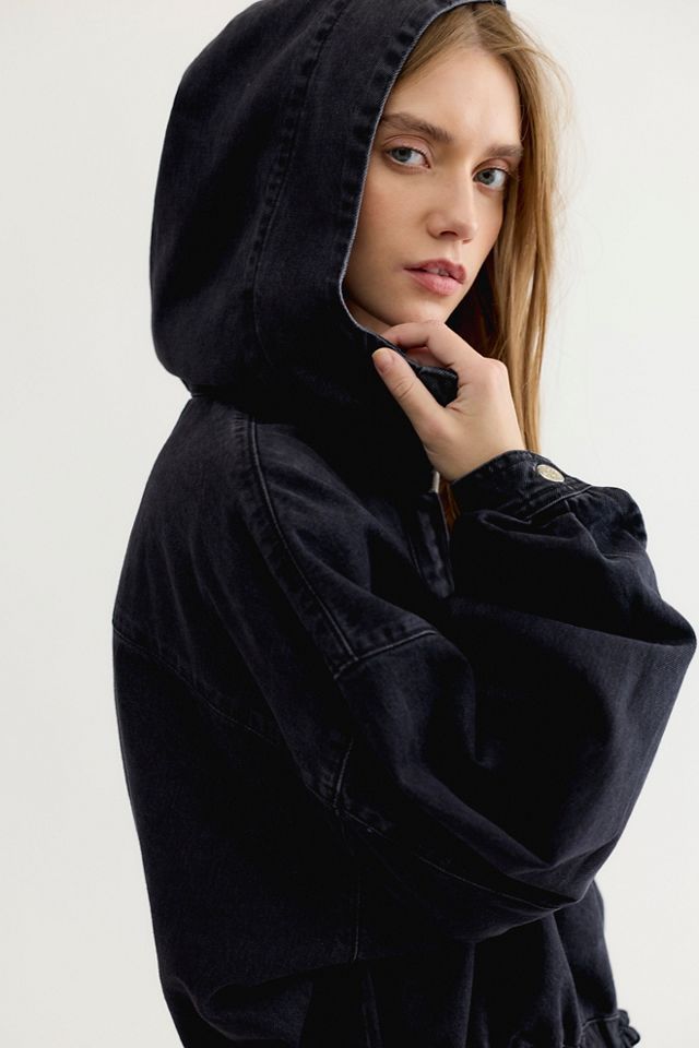 Pull à capuche en denim Dala #3
