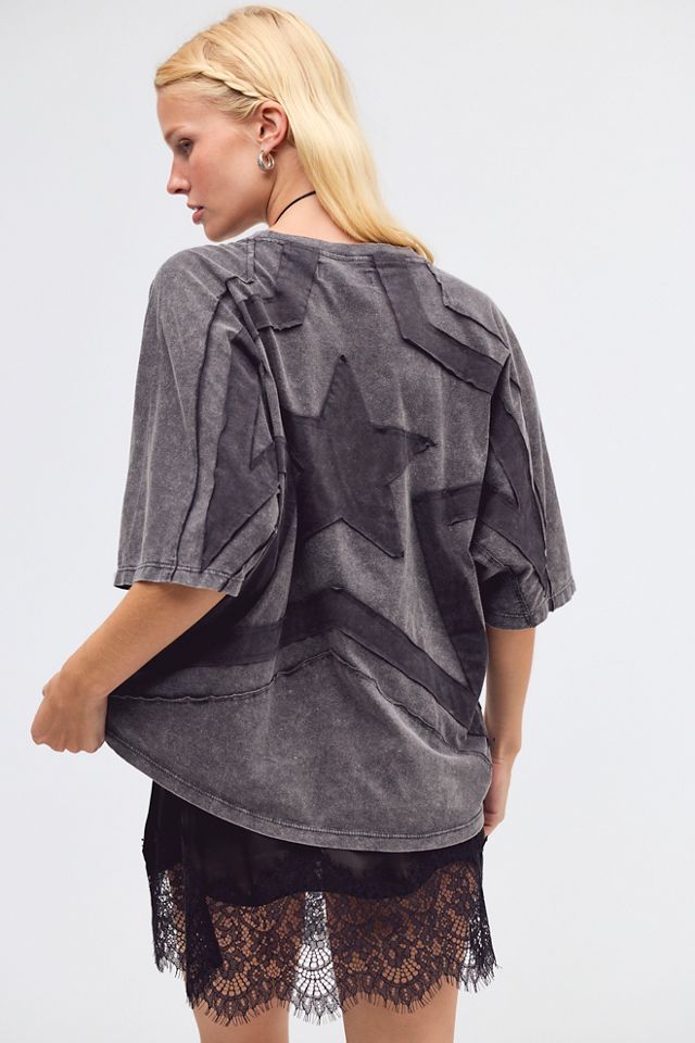 The Tales 3D Paneled Batwing Star Tee #1