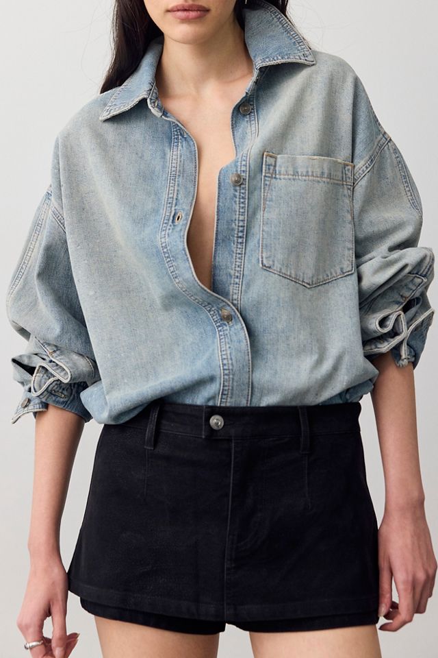 We The Free Gallivanting Vegan Suede Peekaboo Skort #2