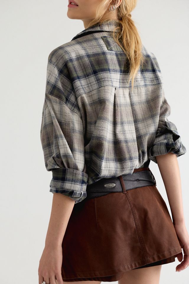 We The Free Gallivanting Vegan Suede Peekaboo Skort #5