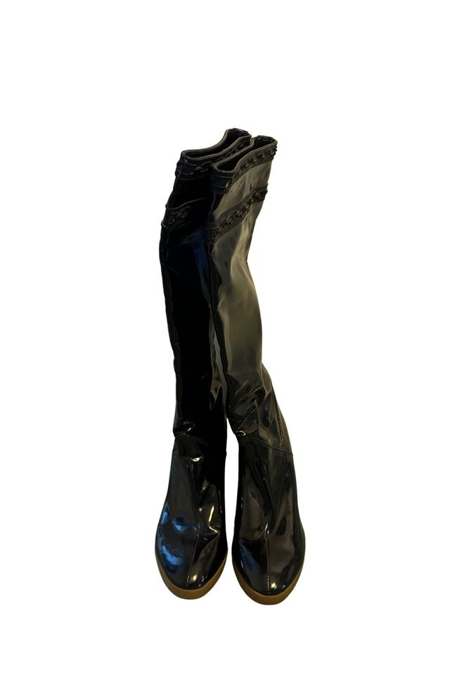 Celine Patent Leather Rain Boots Selected by The Curatorial Dept. #1