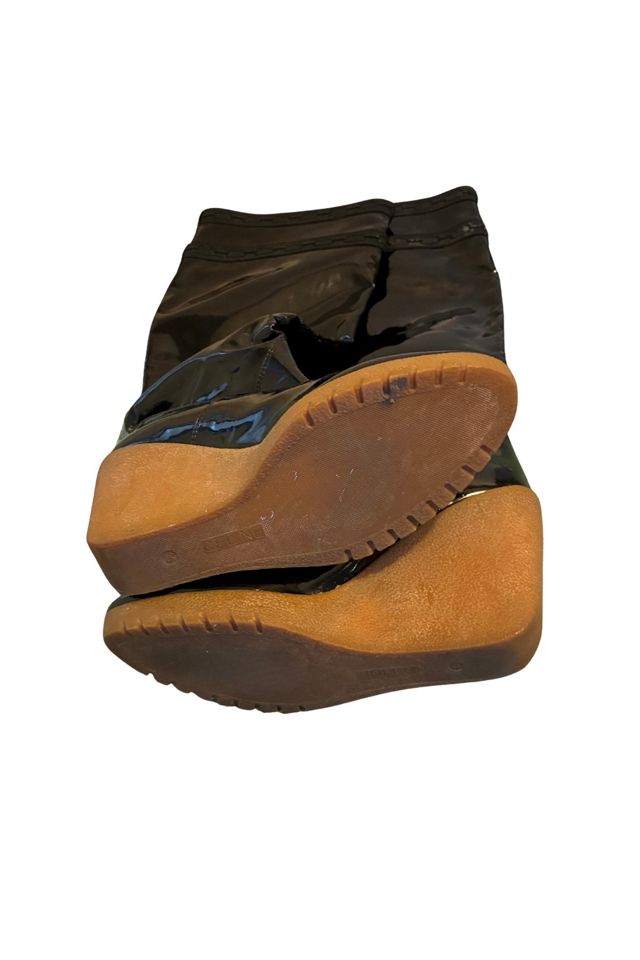 Celine Patent Leather Rain Boots Selected by The Curatorial Dept. #2