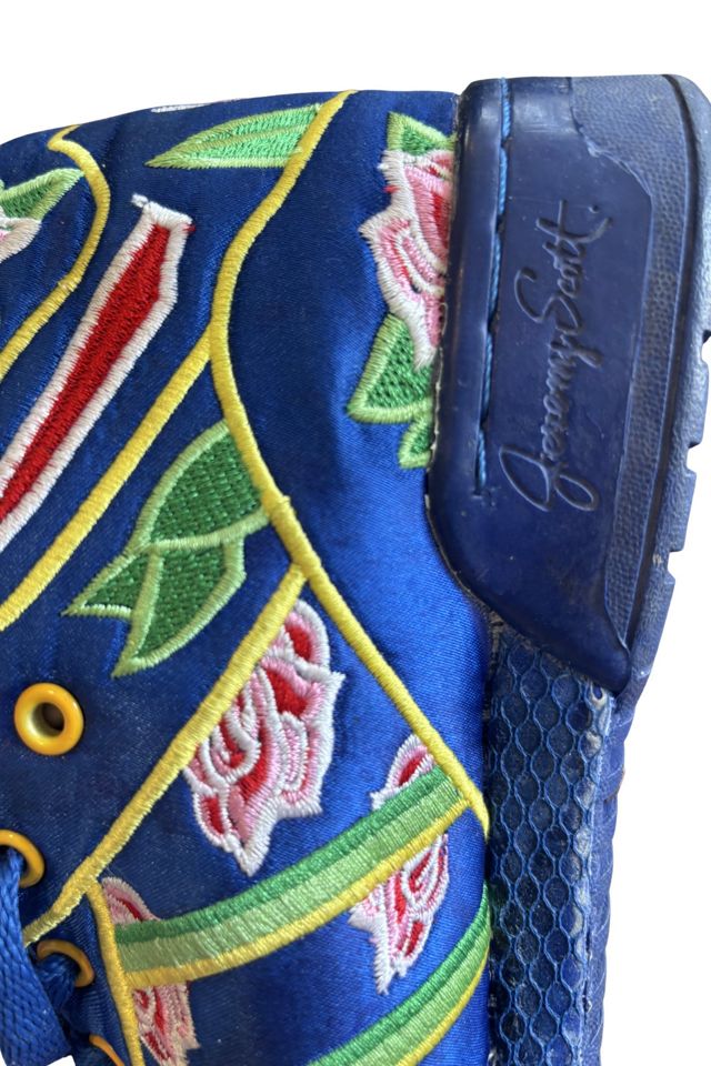 Adidas x Jeremy Scott Blue Floral High Tops Selected by The Curatorial Dept. #2