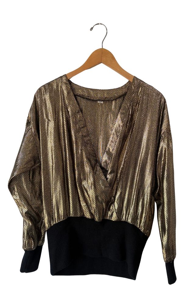 Vintage Blassport Gold Metallic Skirt Set Selected by The Curatorial Dept. #1