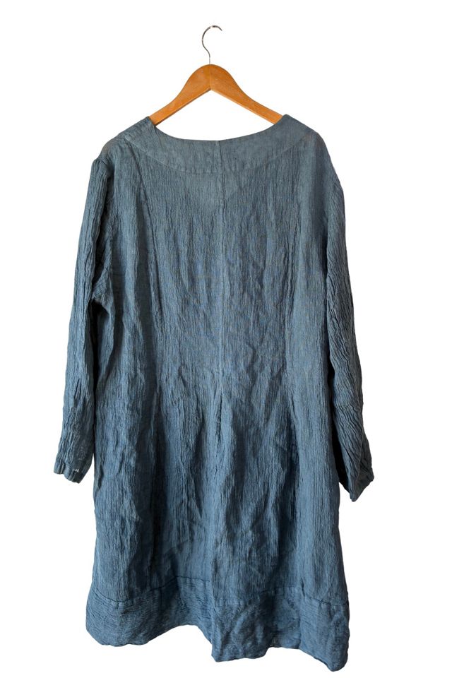 Tomo Koizmi Linen Jacket in Prussian Blue Selected by The Curatorial Dept. #2