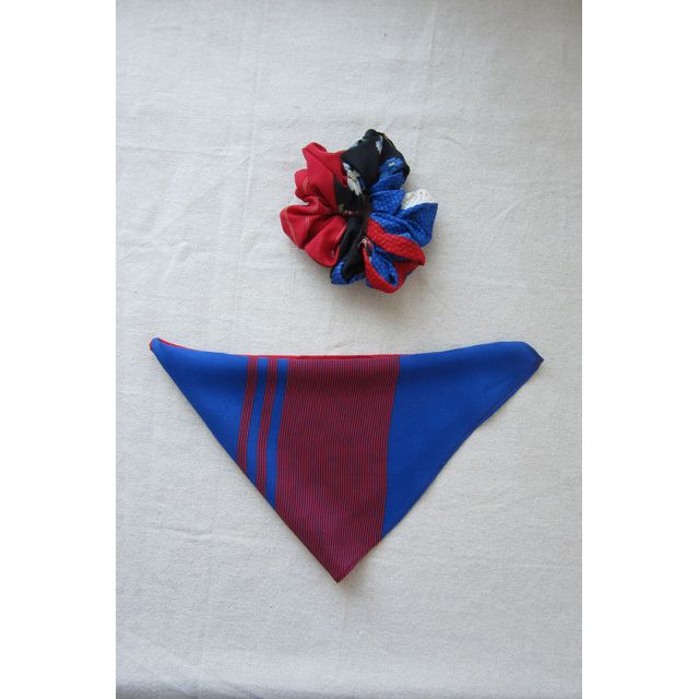 Highdive one-of-a-kind Silk Scarf Scrunchie #1
