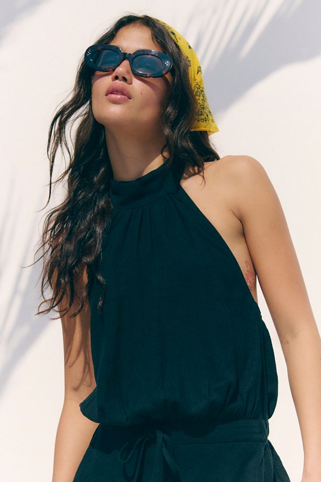 Mini-robe Drea en lin Sandshell #4
