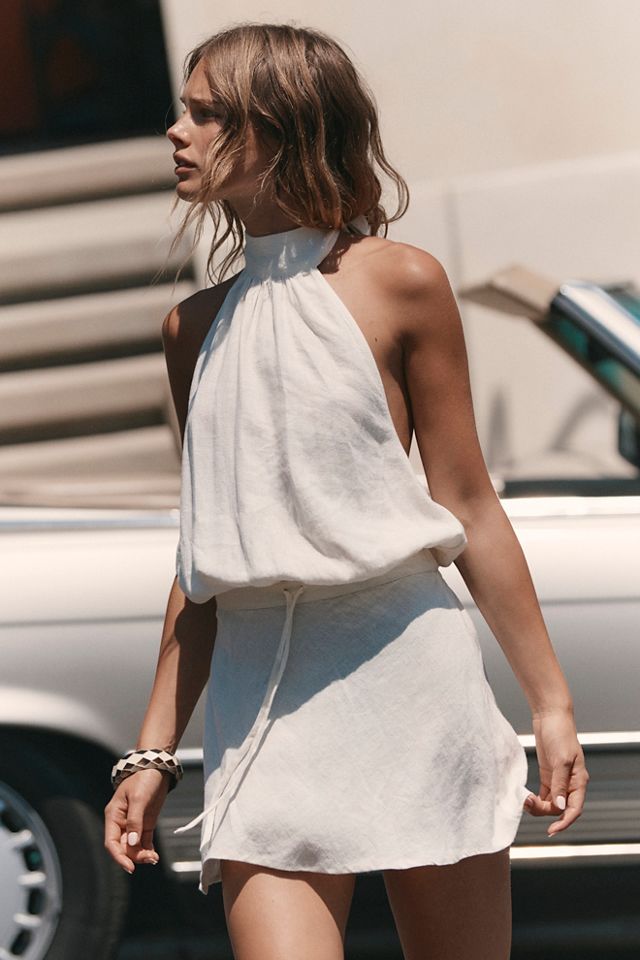 Sandshell Linen Drea Mini Dress #2
