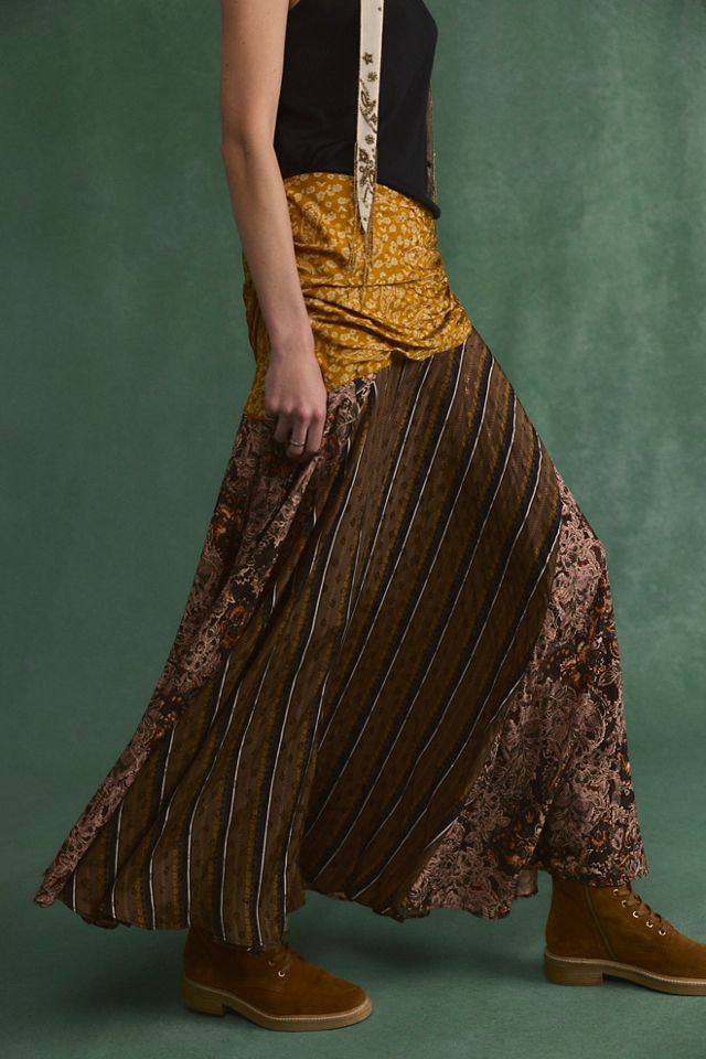 Crossroads Printed Patch Maxi Skirt #2