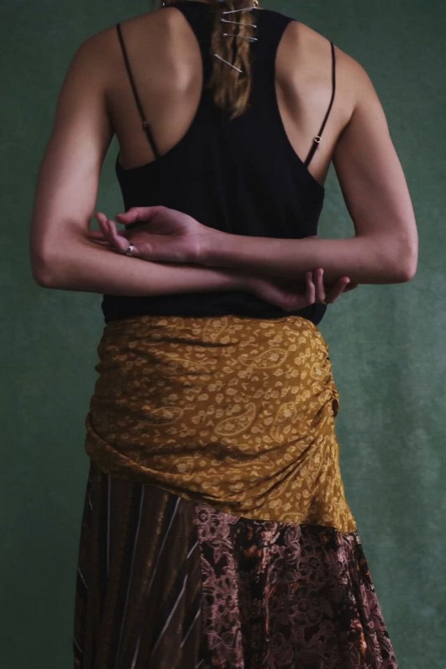 Crossroads Printed Patch Maxi Skirt thumbnail 2