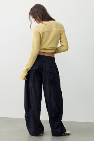 Женские брюки We The Free Onset Knit Pull-On Cargo, цвет: Чёрный — фото 2
