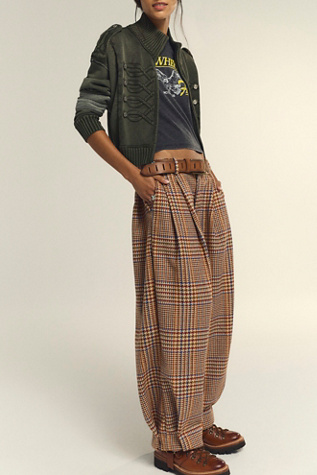 Nine Lives Plaid Trousers