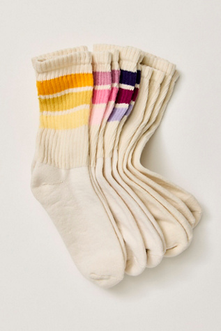 Chaussettes à rayures Trinity - Lot de 5