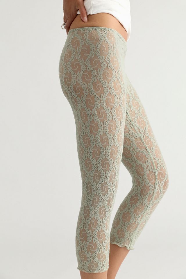Only Hearts Stretch Lace Capris #1