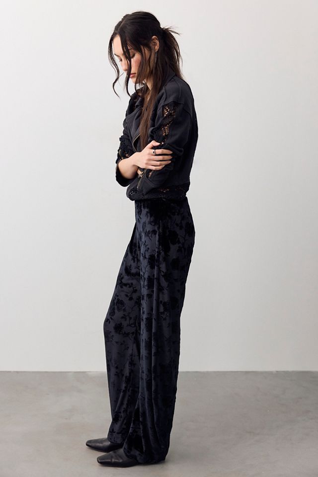 Radiance Velvet Pull-On Pants #3