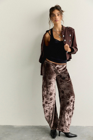 Radiance Velvet Pull-On Pants