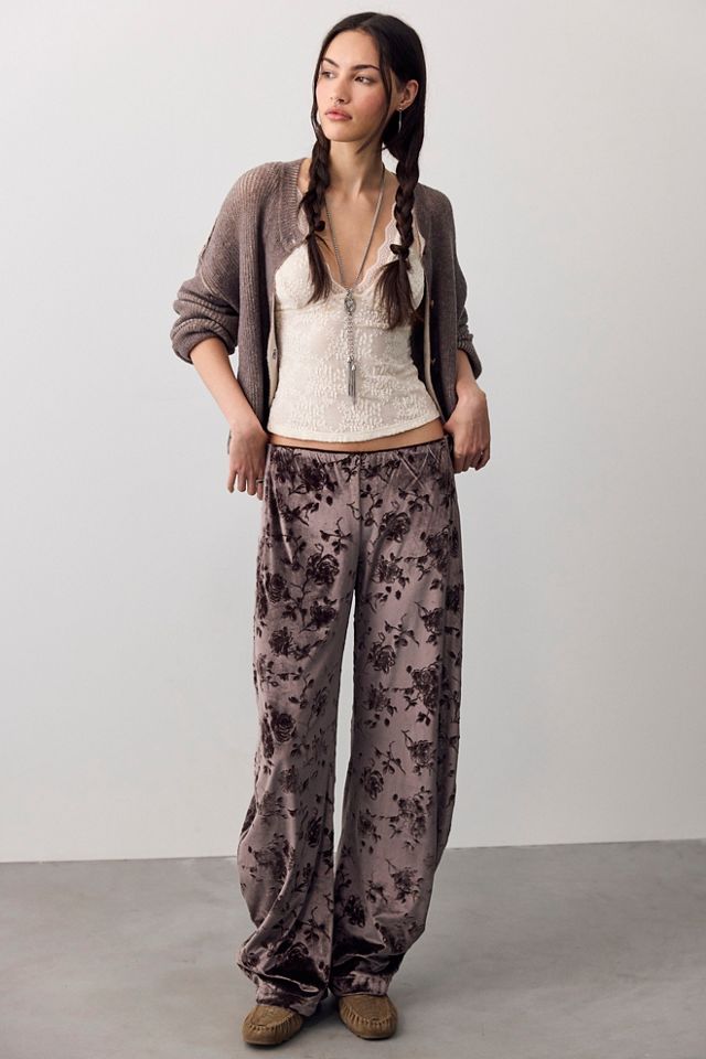 Radiance Velvet Pull-On Pants #3