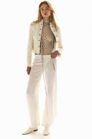 Radiance Low-Rise Velvet Pull-On Pants