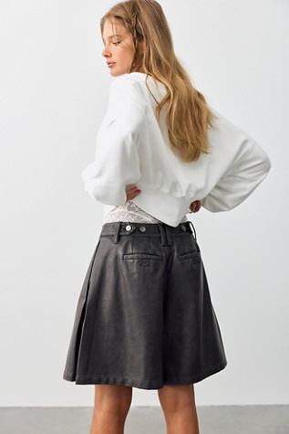 Женские шорты We The Free Porter Crossover Vegan Trouser, цвет: Угольный комбинированный — фото 2