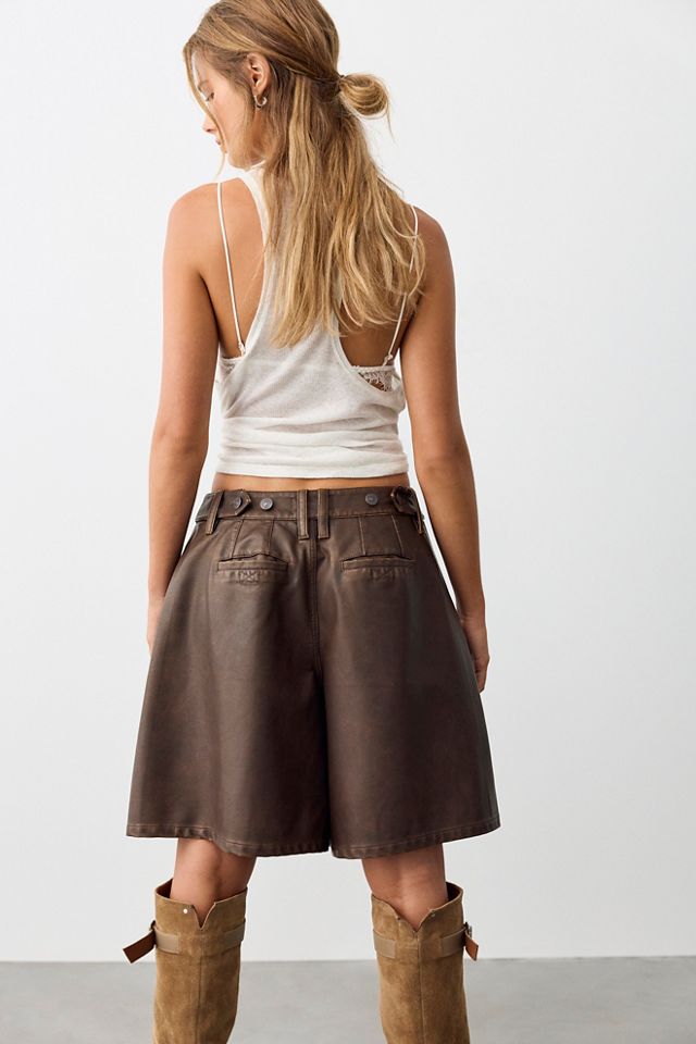 We The Free Porter Crossover Vegan Trouser Shorts #1