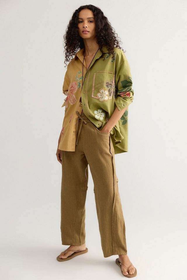 We The Free Nosara Embroidered Button Down Top #3