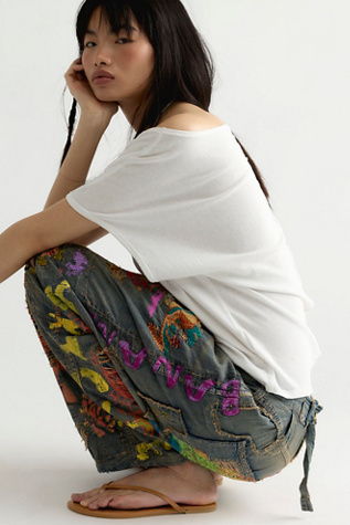 Magnolia Pearl Banana Circus Jeans at Free People in Washed Indigo