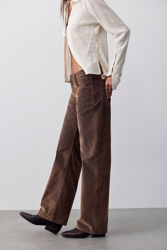 We The Free Tennessee Low-Rise Flocked Boyfriend Jeans #2