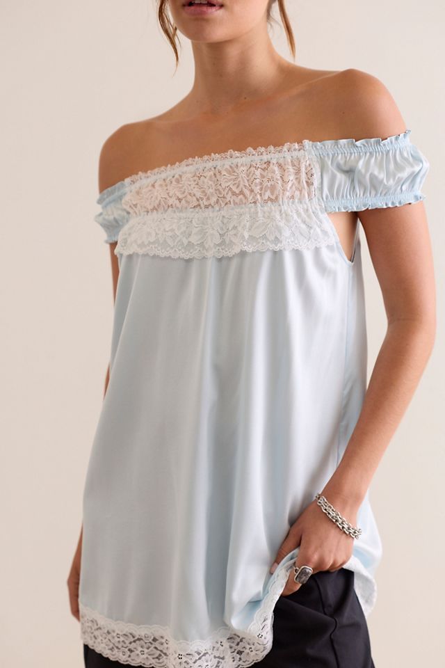 Frankies Bikinis Carlisle Silk Babydoll Mini Slip Dress #3