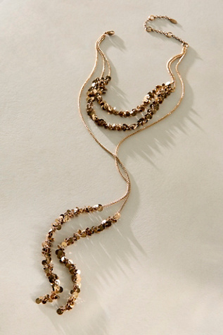 Женское колье Free People Solana Lariat, цвет: Золотой — фото 2