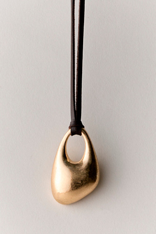 Женское колье Free People Tali Pendant, цвет: Золотой — фото 2