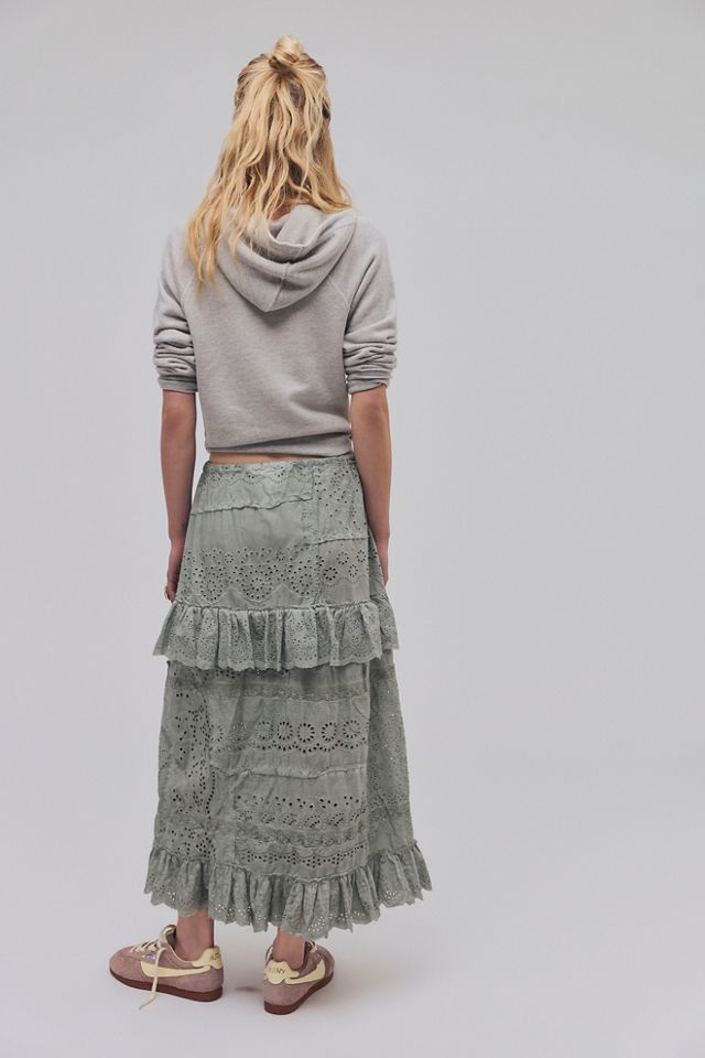 Magnolia Pearl Eyelet Pissarro Skirt #1