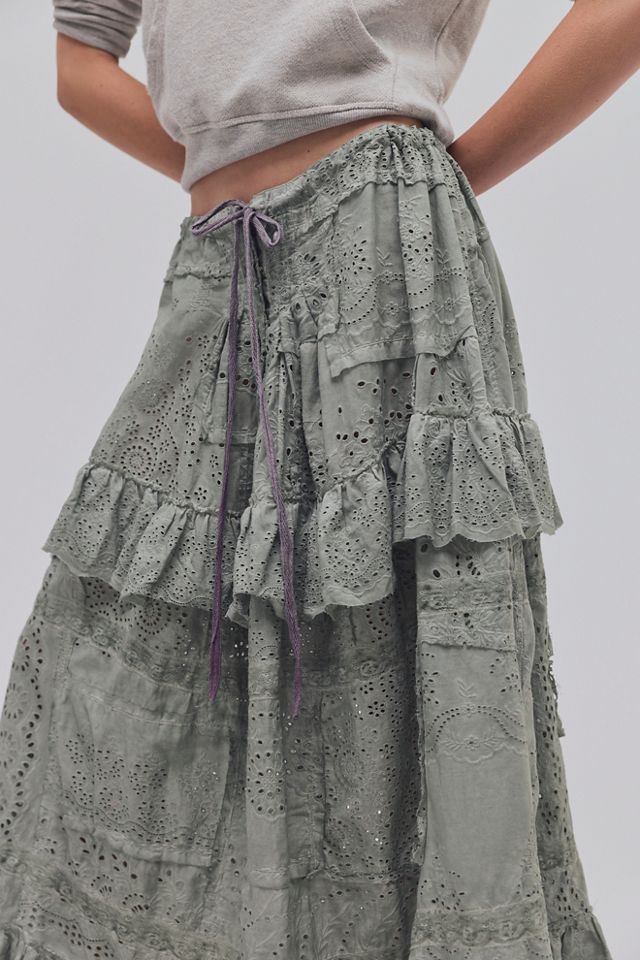 Magnolia Pearl Eyelet Pissarro Skirt #2