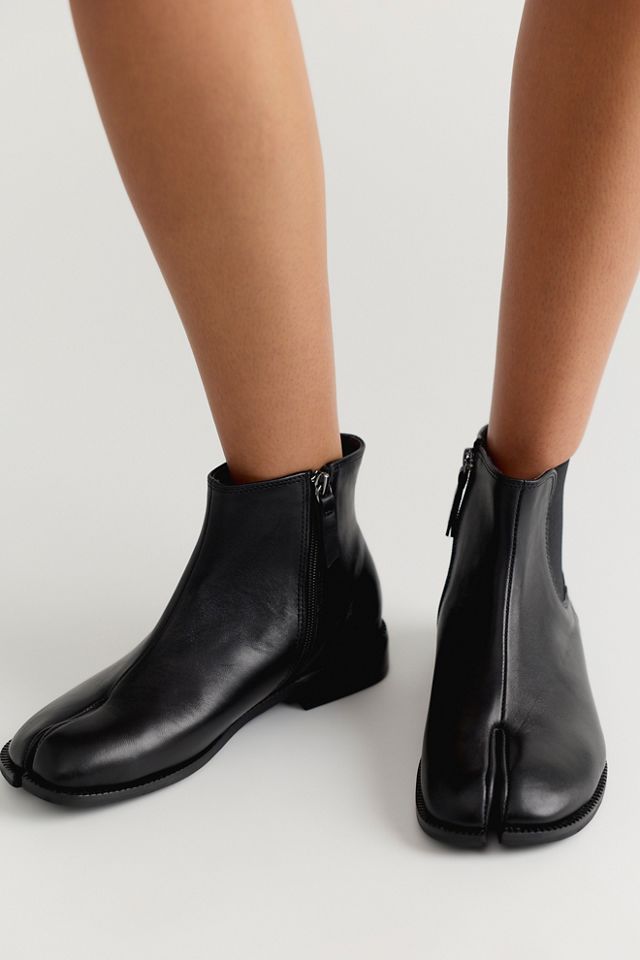 Bottines Chelsea à bout fendu All Black #2