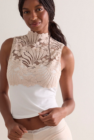 Petal Party Mock Neck Tank