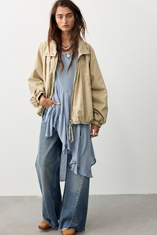 Женская футболка Free People Sedona Maxi, цвет: Небесно-голубой — фото 4