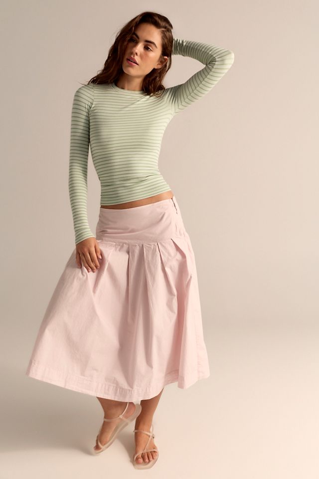 Just Enough Stripe Crew Neck Long Sleeve #2