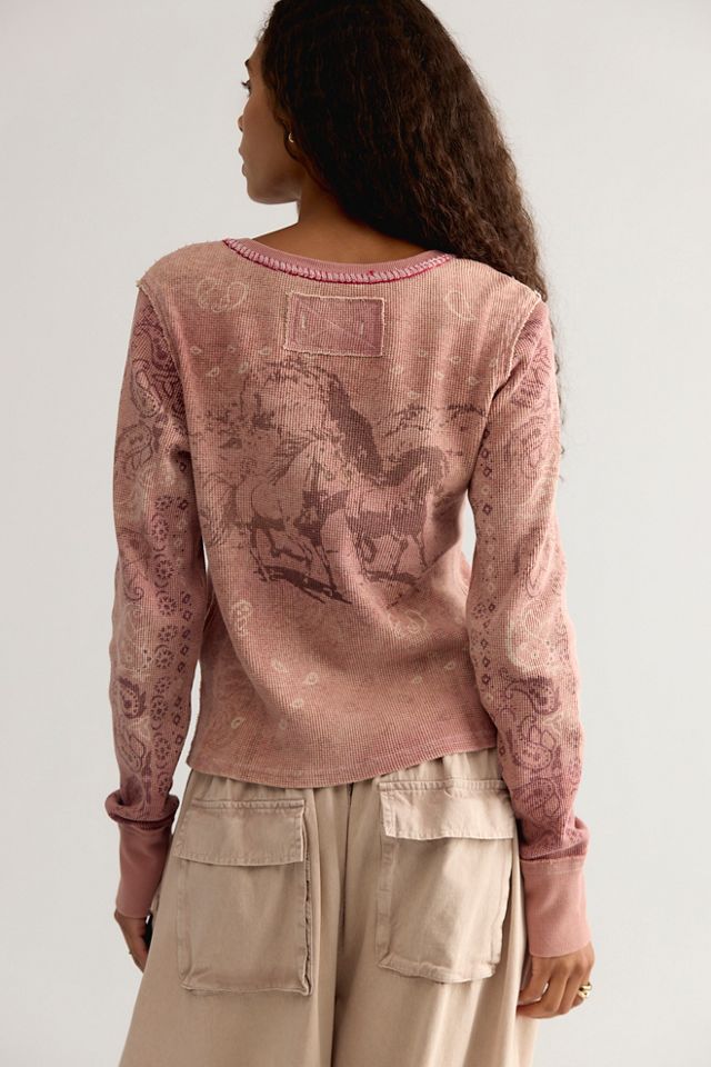 We The Free Saddle Up Thermal Top #1
