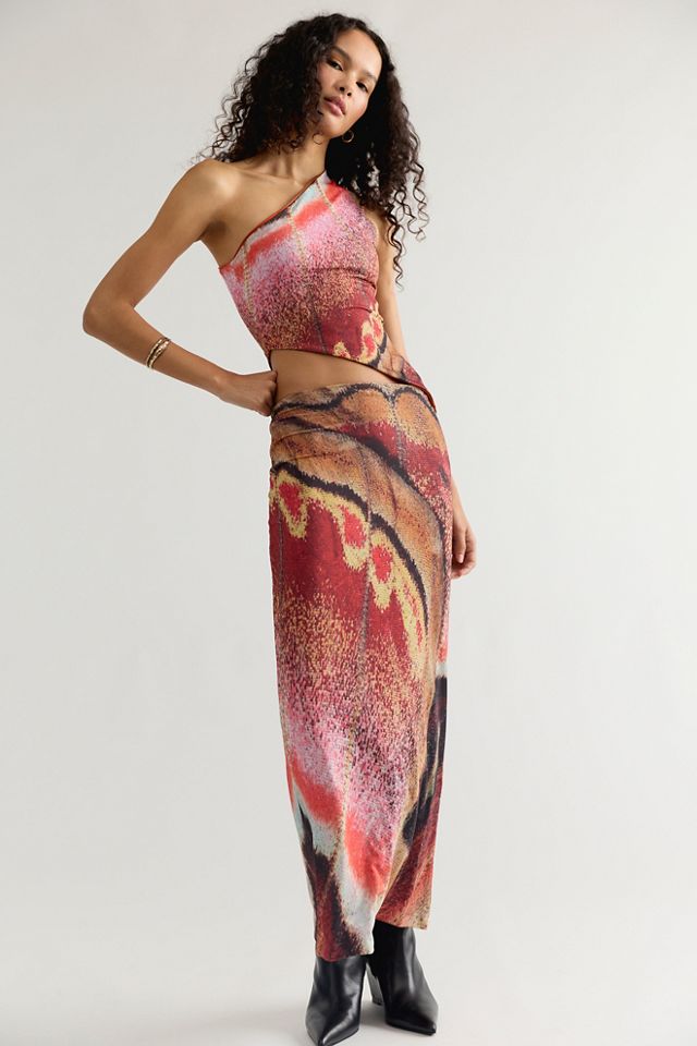 Feners Besos Midi Skirt Set #1