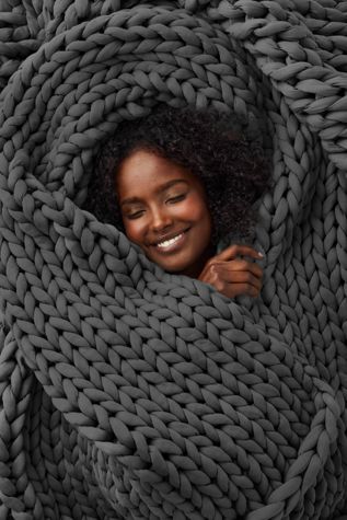 Bearaby Cotton Knitted Weighted Blanket