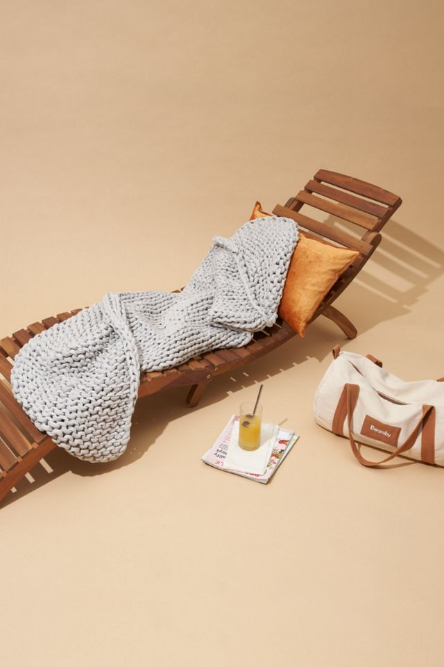 Bearaby Travel Cotton Knitted Weighted Blanket #3